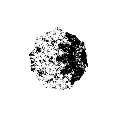 soyut siyah fırça darbesi ve dokusu