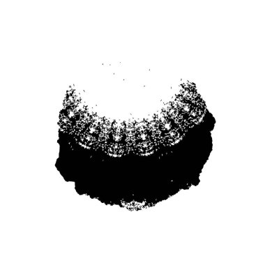 soyut siyah fırça darbesi ve dokusu