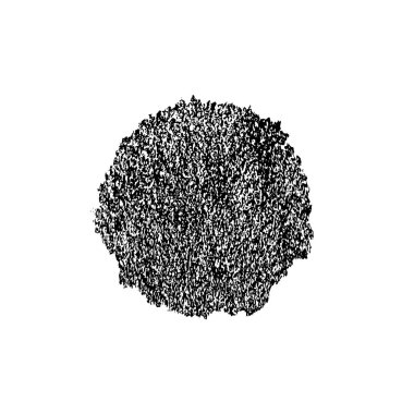 Beyaz arkaplanda soyut grunge siyah nokta izole