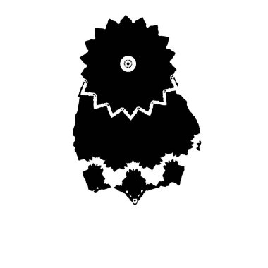 soyut grunge fırça darbesi siyah beyaz