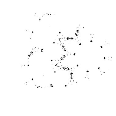 soyut grunge fırça darbesi siyah beyaz