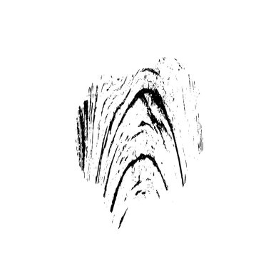 Beyaz arkaplanda soyut grunge siyah nokta izole