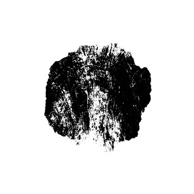 Beyaz arkaplanda soyut grunge mürekkep lekesi