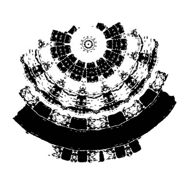 Soyut arkaplan. Monokrom dokusu. Siyah ve beyaz desenli arkaplan    