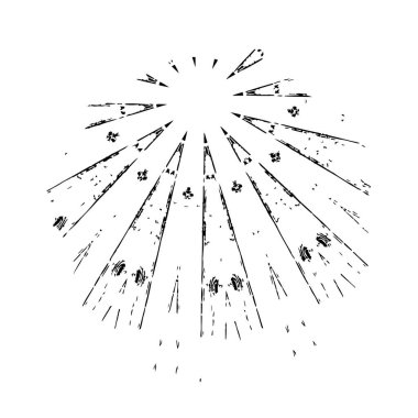 Soyut arkaplan. Monokrom dokusu. Siyah ve beyaz desenli arkaplan    