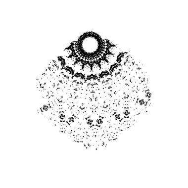 soyut grunge fırça darbesi siyah beyaz