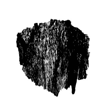 Beyaz arkaplanda soyut grunge siyah nokta izole