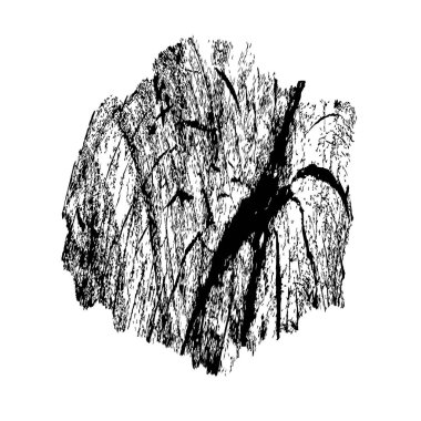 soyut grunge fırça darbesi siyah beyaz