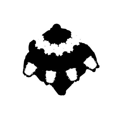 soyut grunge fırça darbesi siyah beyaz