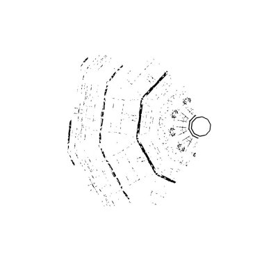 grunge fırça darbesi, siyah ve beyaz