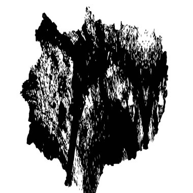 grunge fırça darbesi, siyah ve beyaz