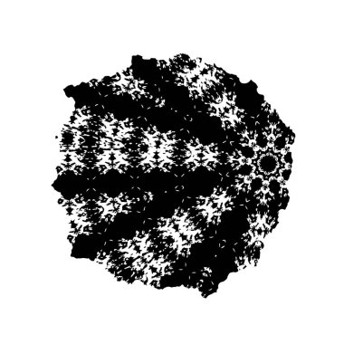 grunge fırça darbesi, siyah ve beyaz