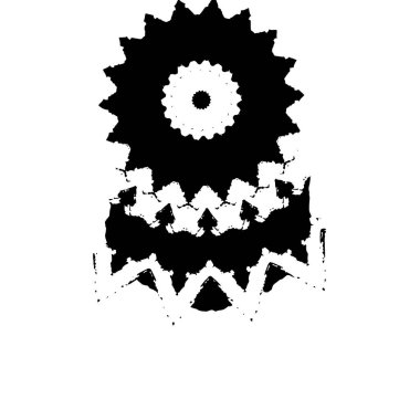 grunge fırça darbesi, siyah ve beyaz