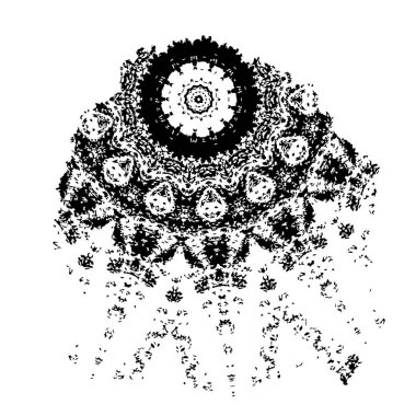 grunge fırça darbesi, siyah ve beyaz