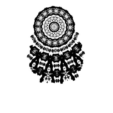 grunge fırça darbesi, siyah ve beyaz