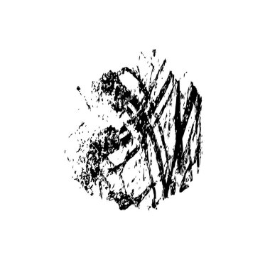 grunge fırça darbesi, siyah ve beyaz