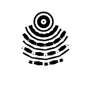 grunge fırça darbesi, siyah ve beyaz