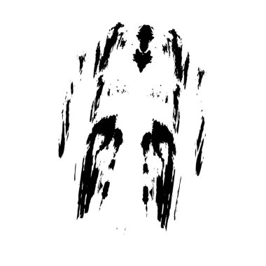 grunge fırça darbesi, siyah ve beyaz