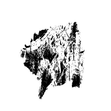 grunge fırça darbesi, siyah ve beyaz