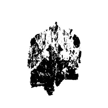 siyah ve beyaz grunge fırça darbesi 