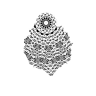 siyah ve beyaz lekeli grafik web illüstrasyonu