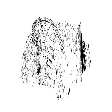 Beyaz arkaplanda soyut tek renkli leke, vektör illüstrasyonu