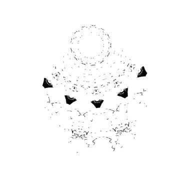 Siyah beyaz desenli, soyut arkaplan