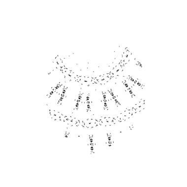 Siyah beyaz desenli, soyut arkaplan