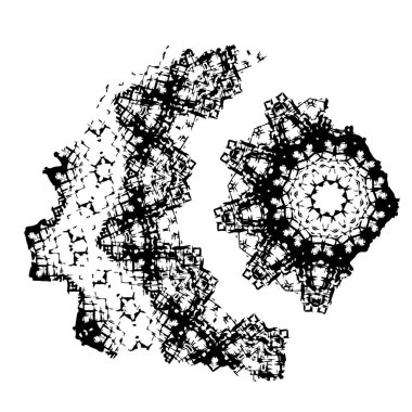 Siyah beyaz desenli, soyut arkaplan