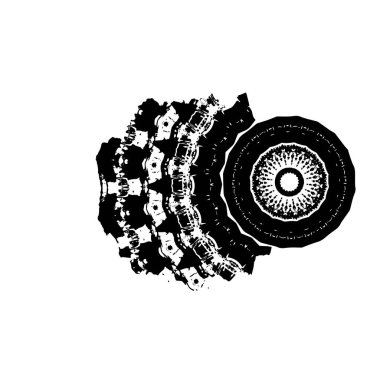 siyah ve beyaz lekeli grafik web illüstrasyonu