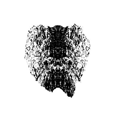 Grunge siyah ve beyaz dokusu. Soyut nokta izole edildi