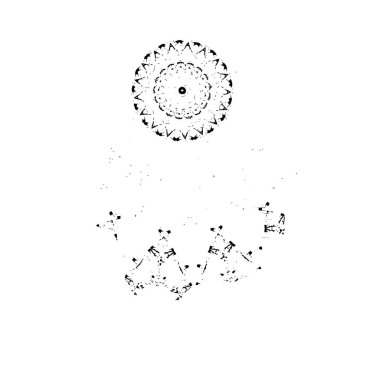 siyah ve beyaz lekeli grafik web illüstrasyonu