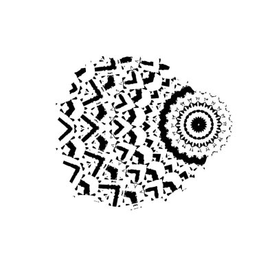 siyah ve beyaz lekeli grafik web illüstrasyonu