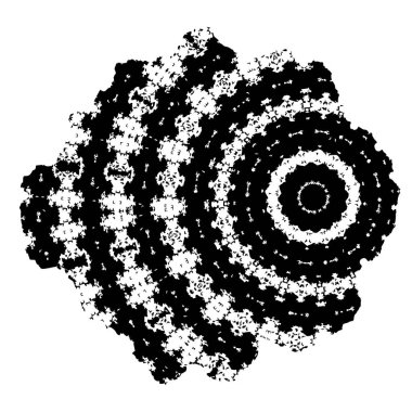 siyah ve beyaz lekeli grafik web illüstrasyonu