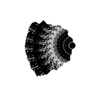 siyah ve beyaz lekeli grafik web illüstrasyonu