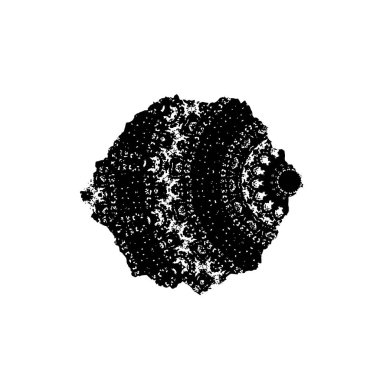 siyah ve beyaz lekeli grafik web illüstrasyonu