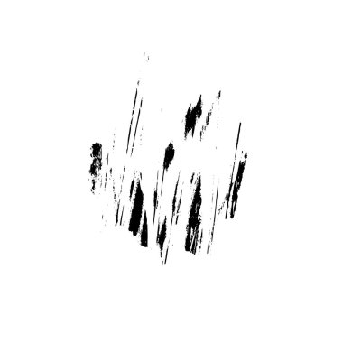 siyah ve beyaz grunge fırça darbesi 