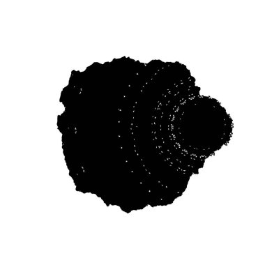 siyah ve beyaz grunge fırça darbesi 