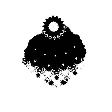 siyah ve beyaz grunge fırça darbesi 