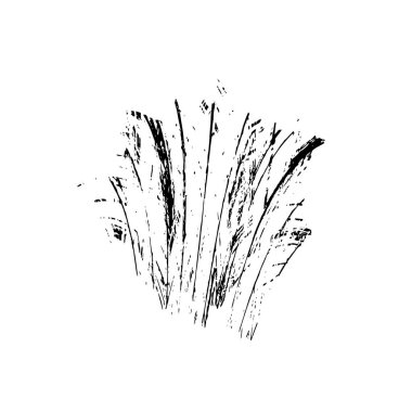 grunge fırça darbesi siyah beyaz 