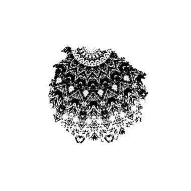 grunge fırça darbesi siyah beyaz 