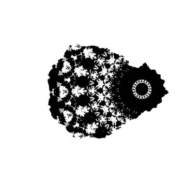 grunge fırça darbesi siyah beyaz 