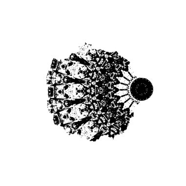 Siyah ve beyaz grunge arka plan, soyut yüzey. vektör illüstrasyonu 