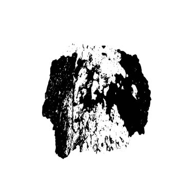 Grunge siyah ve beyaz dokusu. Soyut nokta izole edildi