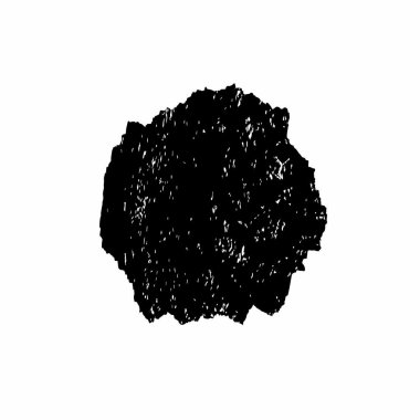 Beyaz arkaplanda siyah grunge mürekkep fırçası darbeleri. 