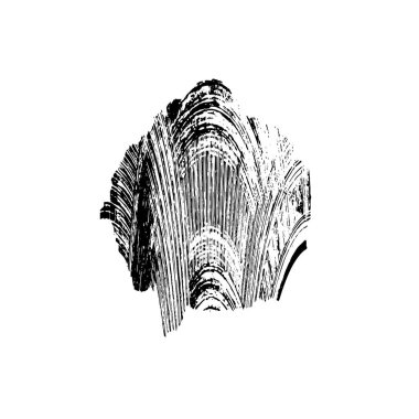 Grunge siyah ve beyaz dokusu. Soyut nokta izole edildi