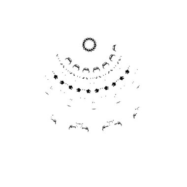 Siyah ve beyaz grunge arka plan, soyut yüzey. vektör illüstrasyonu 