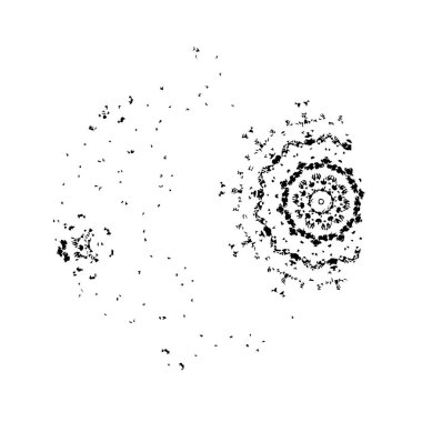 Siyah ve beyaz grunge arka plan, soyut yüzey. vektör illüstrasyonu 