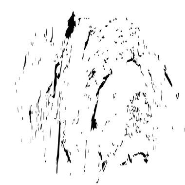 Beyaz arkaplanda soyut tek renkli leke, vektör illüstrasyonu