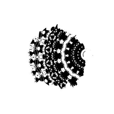 Siyah ve beyaz grunge arka plan, soyut yüzey. vektör illüstrasyonu 